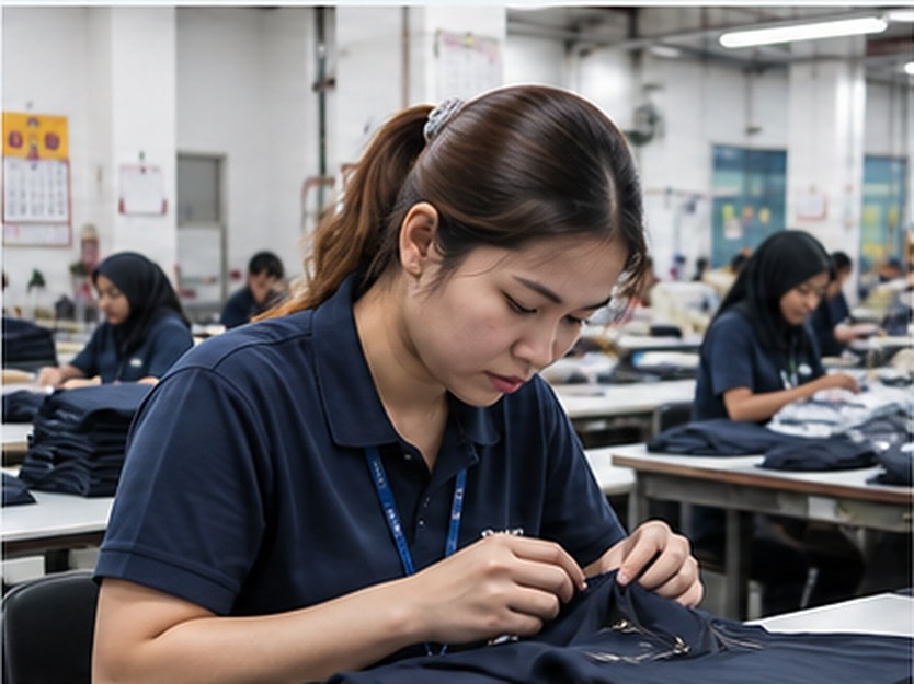 Quality Control at the Fashion Weaves Garments manufacturing facility